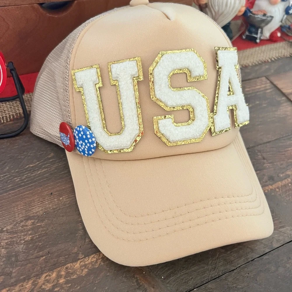 4th July Patriotic Hat custom designed. American celebration must have